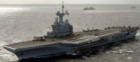 France withdraws carrier from Libya mission