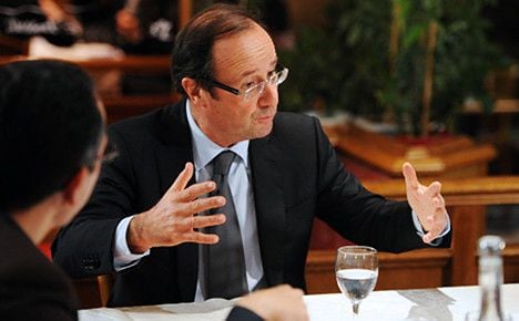 Hollande in London: 'I am not dangerous'