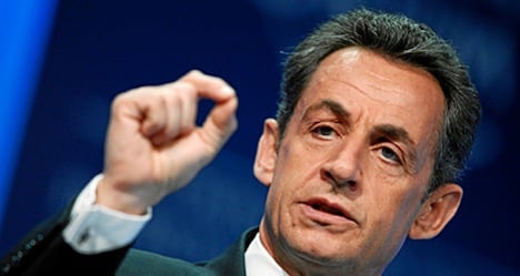 Sarkozy slips into Geneva for charity gala