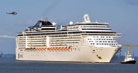 Europe’s largest cruise ship takes to the seas