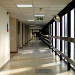 Fleeing pensioner gets stuck in hospital air vent