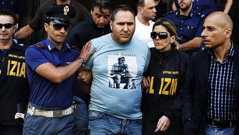 Camorra boss Cesare Pagano. Photo: Roberto Salomone/AFP