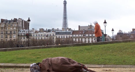 Five homeless men die as France freezes