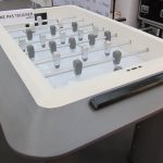 <b>Interactive table football:</b> This interactive table equipped with LED lights and sensors shows players the score, replays of the game, and keeps statistics of who's the man of the match, or woman of course. 