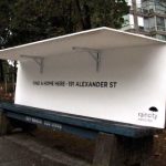 As a campaign for a non-proft organisation, the city of Vancouver in Canada installed bus benches that could be turned into shelters. In Paris, people sleeping in places with absolutely no protection are an all too common sight so why not copy the design of the Vancouver benches, and make their nights at least a little more comfortable.  Photo: Spring Advertising