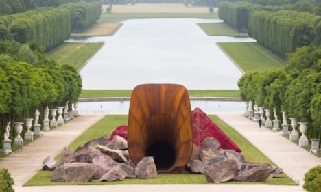 Artist's fury as Versailles 'vagina' vandalised