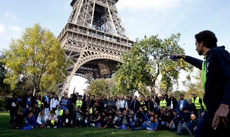 After escaping war, refugees enjoy Paris