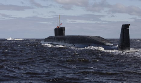What were a Russian sub and bombers doing near France?