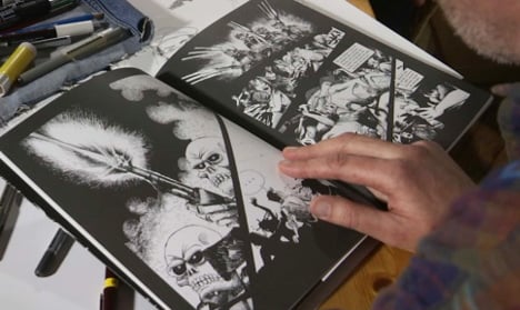 Bataclan survivor recounts attack in chilling drawings