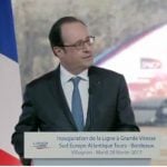 VIDEO: French policeman 'accidentally fires his gun' during Hollande's speech