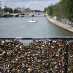 'Love locks' to go under the hammer in Paris charity auction
