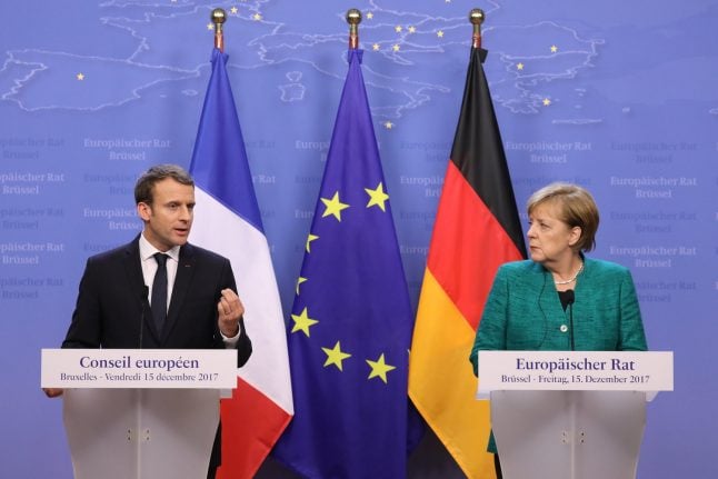 Merkel and Macron call for 'peaceful settlement' in eastern Ukraine