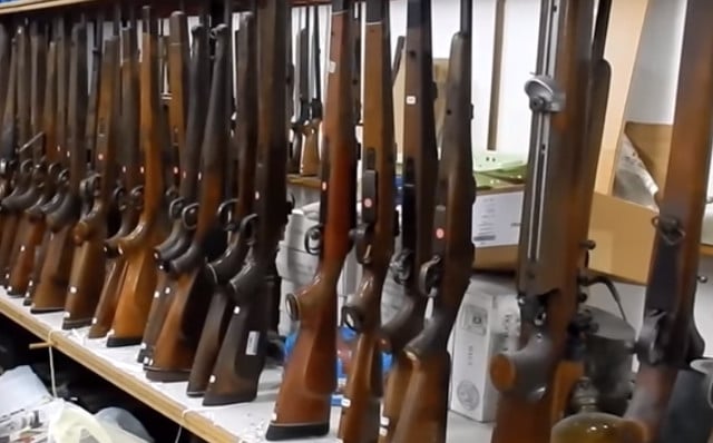 Hundreds of guns, grenades, ammo seized from French sports shop owner