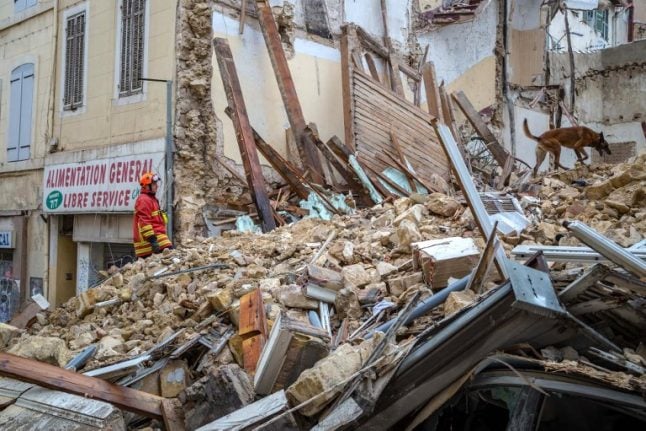 Five-storey apartment blocks collapse in centre of Marseille