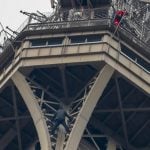 Eiffel Tower climber 'grabbed' after sparking evacuation