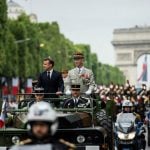 Macron showcases Europe military prowess at Paris parade