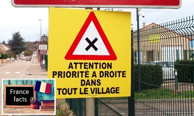 France Facts: You have to give way from the right, except when you don’t