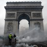 What happened to the rioters who trashed the Arc de Triomphe during yellow vest violence?
