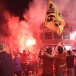 Seven arrested in Lille as thousands break curfew to celebrate football win