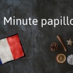 French word of the Day: Minute papillion