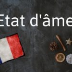 French phrase of the day: Etat d’âme