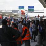 Striking workers block Paris airport terminal, flights delayed