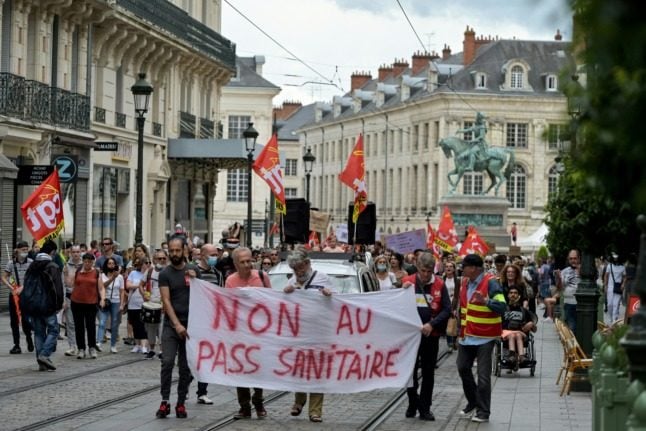 Where in France will see anti-Covid health pass protests on Saturday?