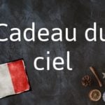 French phrase of the Day: Cadeau du ciel