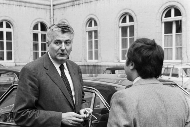 Hubert Germain pictured in 1972 in Paris during his time as an MP. Photo: AFP