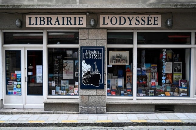 This bookstore in northwestern France was forced to close during the pandemic.